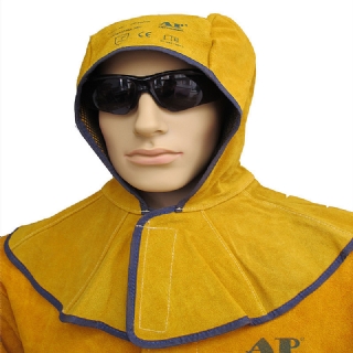 友盟AP-3000Y金黄色皮全护式焊帽