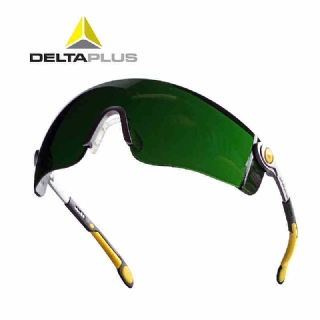 代尔塔民工焊接眼镜 绿色镜片防冲击眼镜