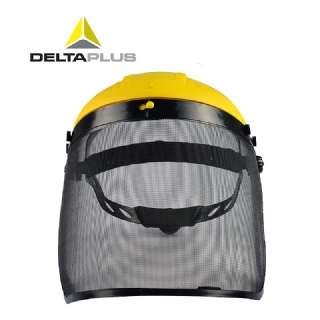 DELTA/代尔塔101306防护面屏 防冲击金属网格面屏 打磨防飞屑面罩