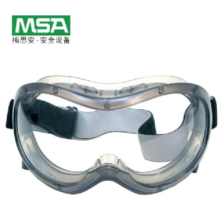 梅思安9913225灰色护目镜 批发MSA防化学眼罩