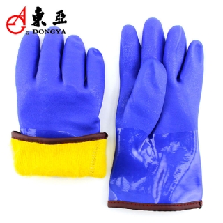东亚A11防寒耐油手套 PVC防油防滑手套