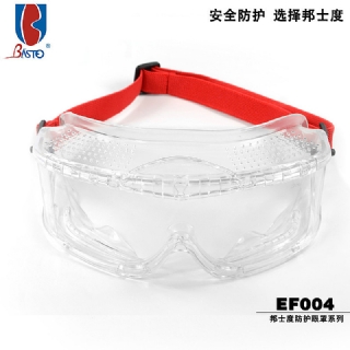 邦士度EF004护目镜 大视野防化学眼罩