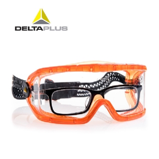 代尔塔101157防化护目镜 可调节防冲击眼罩 防飞溅劳保眼罩