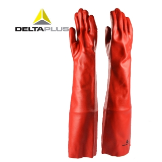 代尔塔201601加长硫化PVC手套