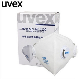 优唯斯UVEX 3110高效防尘口罩风沙骑行民用口罩防雾霾