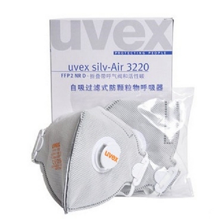优唯斯UVEX 3220 N95活性碳防尘PM2.5防护口罩防雾霾口罩