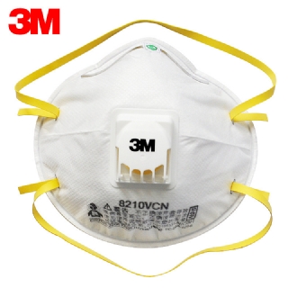 3M8210V颗粒物防护口罩 N95级带阀防尘口罩