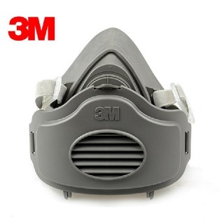 3M3200专业防尘面罩 防气味防护面具