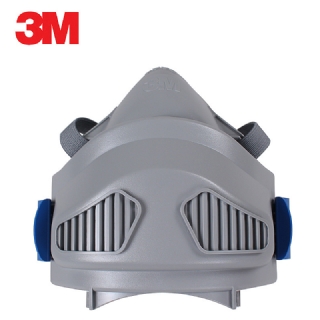 3M7772硅胶防尘半面具 舒适型打磨矿山防护面罩