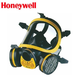 霍尼韦尔1710641防毒全面罩 进口黄色双滤盒面具