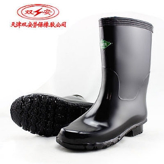 天津双安长筒耐酸碱防护靴